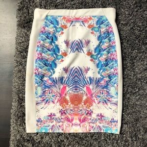 White Summer Midi Skirt